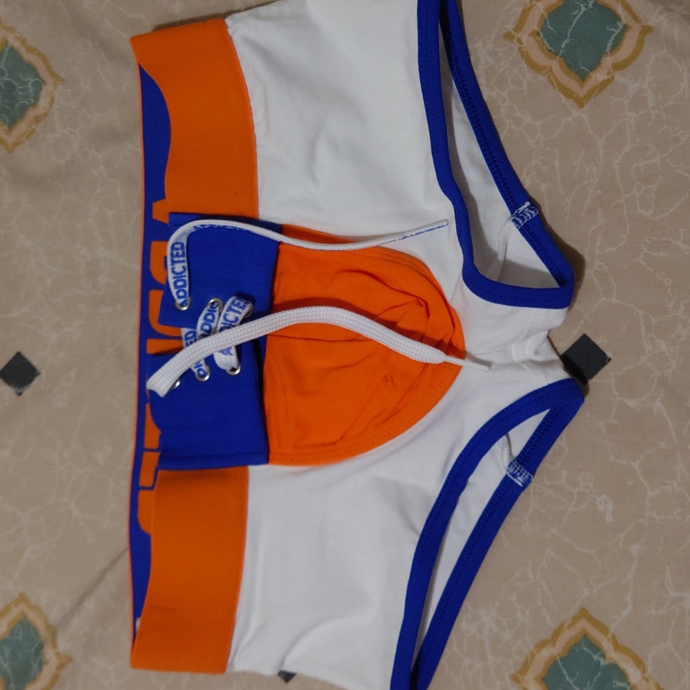 Addicted football lace up trunks